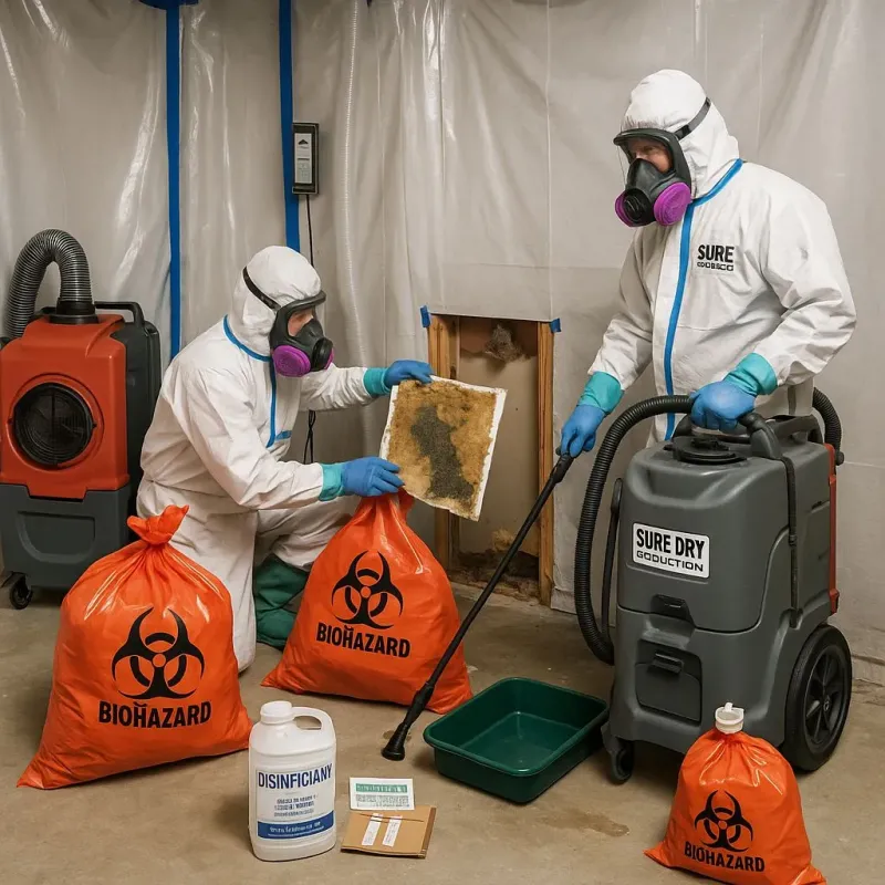 Contaminated Water Handling Protocols process in Boley, OK