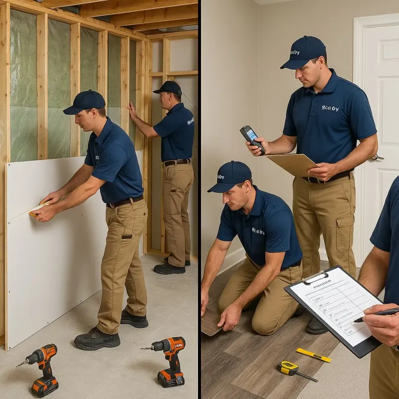 Repairs and Reconstruction process in Boley, OK